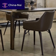 Contemporary chair Iki PWindoorfabricleather