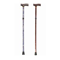 T-handle walking stick 10304C-12 height-adjustablefolding