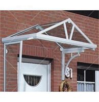 Entrance canopy metalglasspyramidal