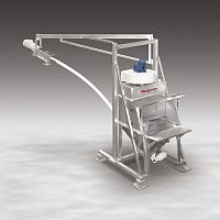 Powder dispensing system weightscrew