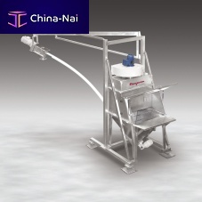 Powder dispensing system weightscrew