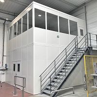 Removable partition EXCELIAmodularglazeddouble-glazed