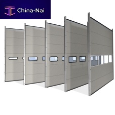 Anodized aluminum industrial door ISO 40sectionalaluminumsteel