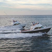Inboard express cruiser 35FBtwin-engineflybridgesport-fishing