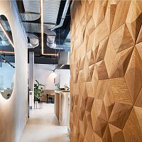 Wall-mounted decorative panel DIAMONDfor interiorcladdingcover