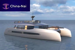 Catamaran motor yacht M66PcruisingflybridgeIPS