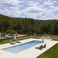 Indoor tile CALIZA ALBA ROSAL : BRUSHEDpoolsidewallfor floor
