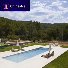 Indoor tile CALIZA ALBA ROSAL : BRUSHEDpoolsidewallfor floor