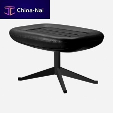 Contemporary footrest MANZU / 091_Pleathercast aluminumby Pio Manzu