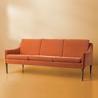 Traditional sofa MR. OLSENleathergrayblack