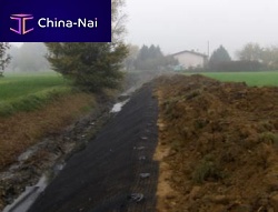 Erosion control biodegradable mat TRINTERfor river banksfor railroadsfor landfills