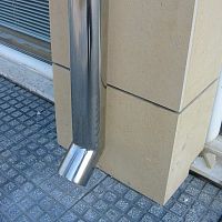 Stainless steel rainwater down pipe