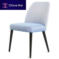 Contemporary dining chair LOLAindoorfabricwooden base