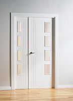 Interior door MML1 SERIESwoodenswingsemi-glazed