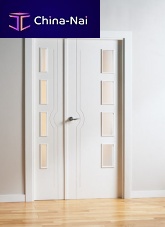 Interior door MML1 SERIESwoodenswingsemi-glazed