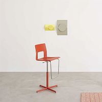 Contemporary bar chair KOBEindoorleatherpolyurethane