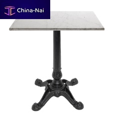 Contemporary bistro table BABIScast ironsquarefor hotel