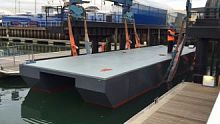 Floating platform for floating houses