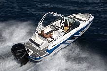 Outboard deck boat M-45dual-consoleopenbowrider