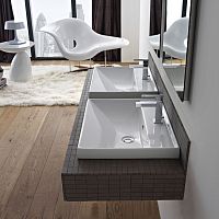 Built-in washbasin 3004ceramicdouble1-hole