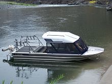 Hydro-jet day fishing boat Rienerwheelhousealuminum
