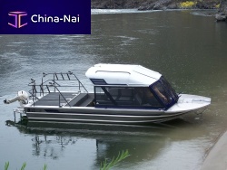 Hydro-jet day fishing boat Rienerwheelhousealuminum