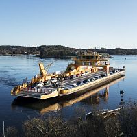 Steel car ferry Saturnus