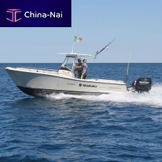 Outboard center console boat T250 VMtwin-engineplaning hullfishing