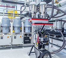 Dynamic blender Maguire batchsolid/liquidgravimetric