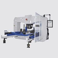Hydraulic flanging machine