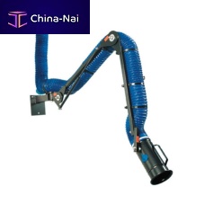 Industrial extraction arm 10169fixedwall-mountedflexible