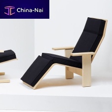 Contemporary chaise longue QUINDICIfabricleatherash