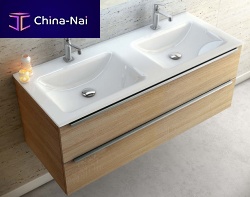 Built-in washbasin ARTIQUA 212with adjustable mirrordoublerectangular