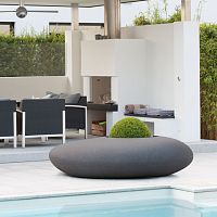 Polyethylene planter STORUS Iovalcustomilluminated