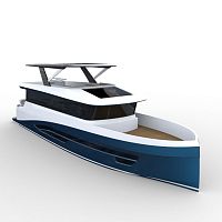 Cruising motor yacht M3trawlerflybridgedisplacement