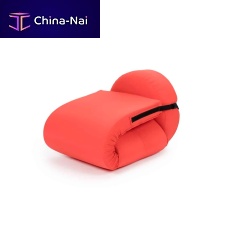 Contemporary pouf Ipnofabricrectangularwith removable cover