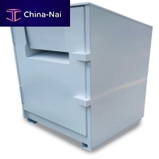 Metal waste bin rear loadingrecyclinglockable