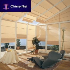 Pleated blinds VELUM A COULISSESconservatoryfabricaluminum