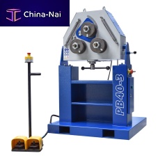 Foot-operated bending machine PB 40-3tubeprofile3 drive rollers