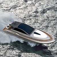 Inboard express cruiser 1500twin-engineplaning hullhard-top
