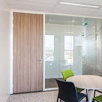 Interior door woodenaluminumglass