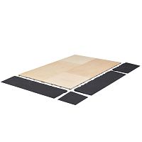 Rubber ramp for raised floorsportable