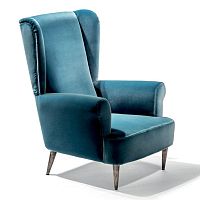 Traditional armchair fabricwoodenwing