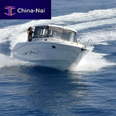 Outboard cabin cruiser 300 Deluxetwin-enginehard-topwith enclosed cockpit