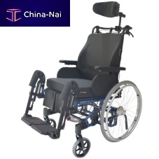Manual wheelchair 4U CEoutdoorindoorwith legrest