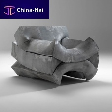 Contemporary armchair Mass Pressurepolyurethane foammetalgray