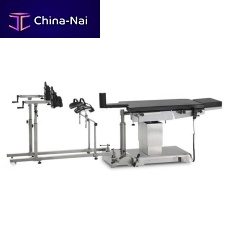Universal operating table electro-hydraulicadjustable heighttilting