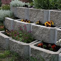 High-performance concrete flower box CUP STONErectangularhomeoutdoor