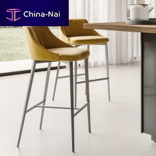 Contemporary bar chair ASANA indoorfabricleather