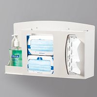 Wall-mounted hygiene station 17777